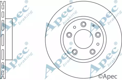 Тормозной диск APEC braking DSK2586