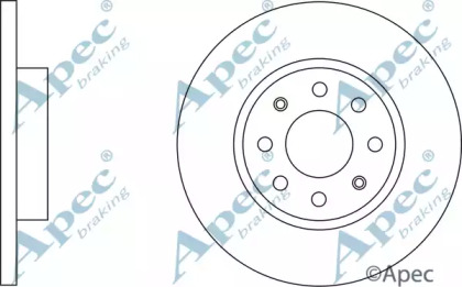 Тормозной диск APEC braking DSK2569