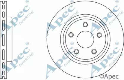 Тормозной диск APEC braking DSK2561