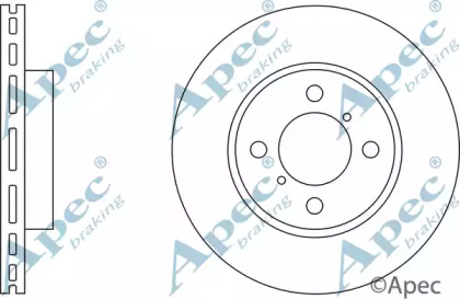 Тормозной диск APEC braking DSK2546