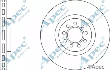 Тормозной диск APEC braking DSK2534