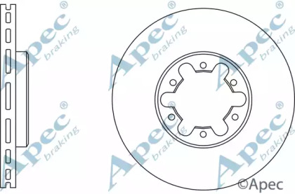 Тормозной диск APEC braking DSK2531