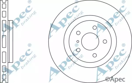 Тормозной диск APEC braking DSK2502