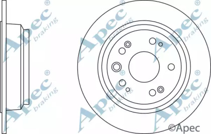 Тормозной диск APEC braking DSK2494