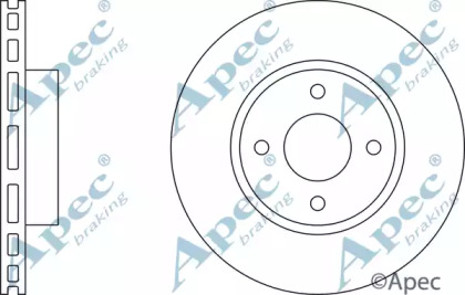 Тормозной диск APEC braking DSK2492