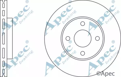 Тормозной диск APEC braking DSK2487