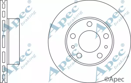 Тормозной диск APEC braking DSK2479