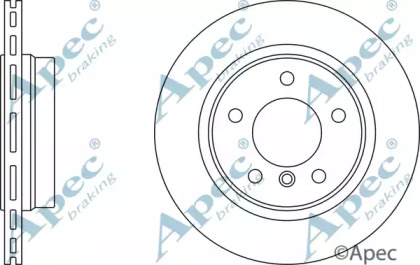 Тормозной диск APEC braking DSK2478