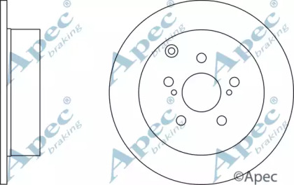 Тормозной диск APEC braking DSK2472