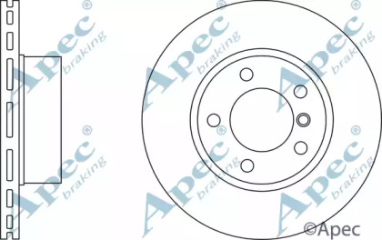 Тормозной диск APEC braking DSK2459