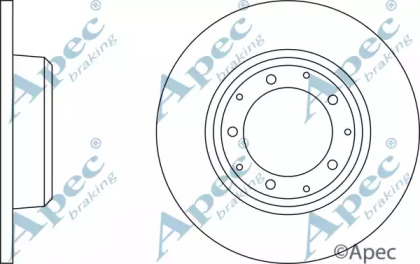 Тормозной диск APEC braking DSK2452