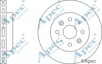 Тормозной диск APEC braking DSK2440