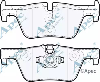 Комплект тормозных колодок APEC braking PAD1850