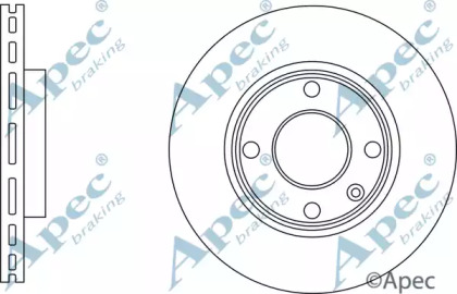 Тормозной диск APEC braking DSK3181