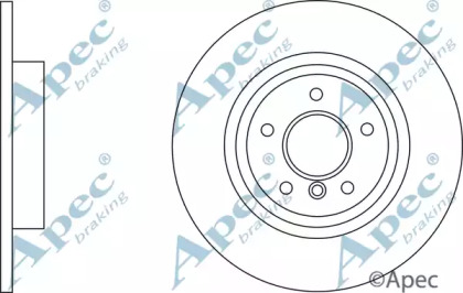 Тормозной диск APEC braking DSK3185