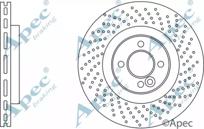 Тормозной диск APEC braking DSK3189