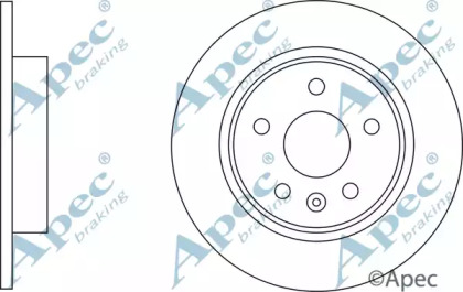 Тормозной диск APEC braking DSK3192