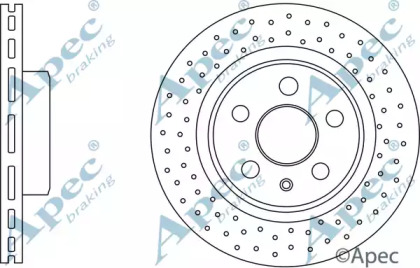 Тормозной диск APEC braking DSK3194