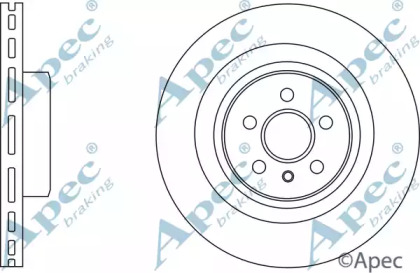 Тормозной диск APEC braking DSK3195