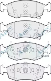 Комплект тормозных колодок APEC braking PAD1933