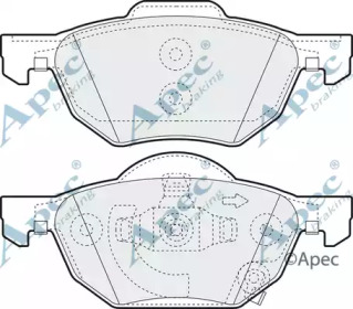 Комплект тормозных колодок APEC braking PAD1394