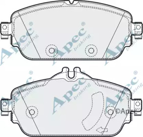 Комплект тормозных колодок APEC braking PAD2025