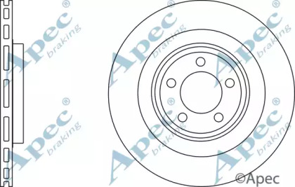 Тормозной диск APEC braking DSK2605