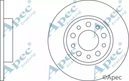 Тормозной диск APEC braking DSK2430