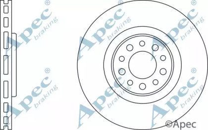 Тормозной диск APEC braking DSK2429