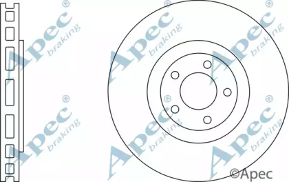 Тормозной диск APEC braking DSK3202