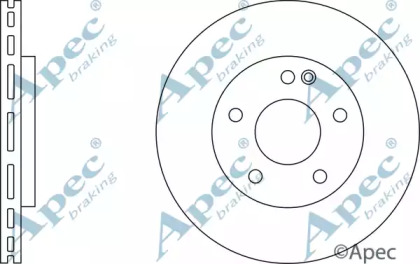 Тормозной диск APEC braking DSK2403