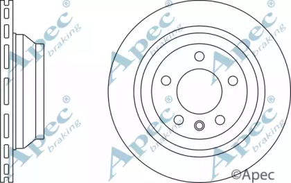 Тормозной диск APEC braking DSK2400