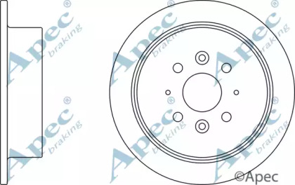 Тормозной диск APEC braking DSK2396