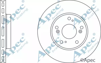 Тормозной диск APEC braking DSK2394