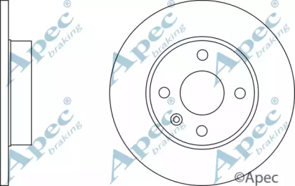 Тормозной диск APEC braking DSK2390