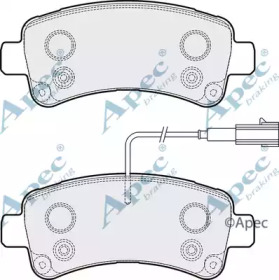 Комплект тормозных колодок APEC braking PAD2125