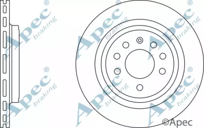 Тормозной диск APEC braking DSK2385