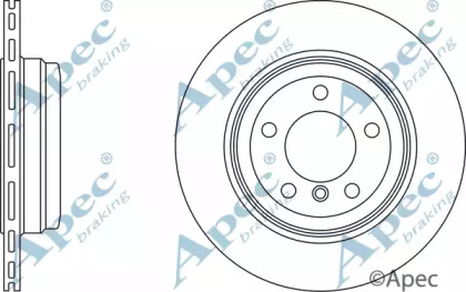 Тормозной диск APEC braking DSK2383