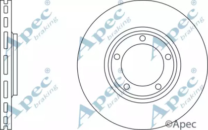 Тормозной диск APEC braking DSK2375