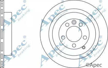 Тормозной диск APEC braking DSK2374