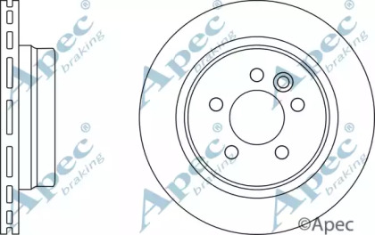 Тормозной диск APEC braking DSK2373