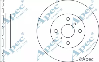 Тормозной диск APEC braking DSK2362