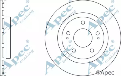 Тормозной диск APEC braking DSK2356