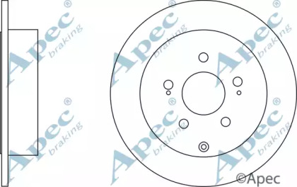 Тормозной диск APEC braking DSK2353