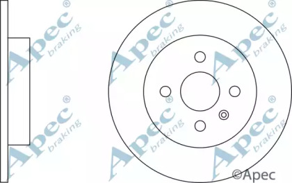 Тормозной диск APEC braking DSK2352