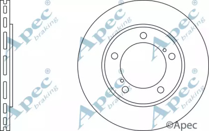 Тормозной диск APEC braking DSK2346