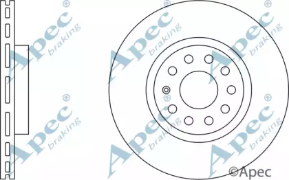 Тормозной диск APEC braking DSK2338