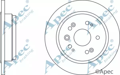 Тормозной диск APEC braking DSK2337