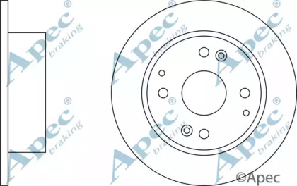 Тормозной диск APEC braking DSK2336