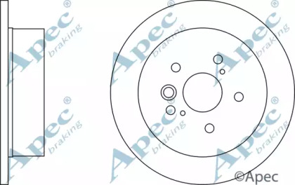 Тормозной диск APEC braking DSK2333